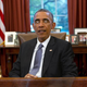 President Obama suddenly locks into a connection with a Hellfire missile–armed UAV during a meet-and-greet with small-business leaders in the Oval Office.